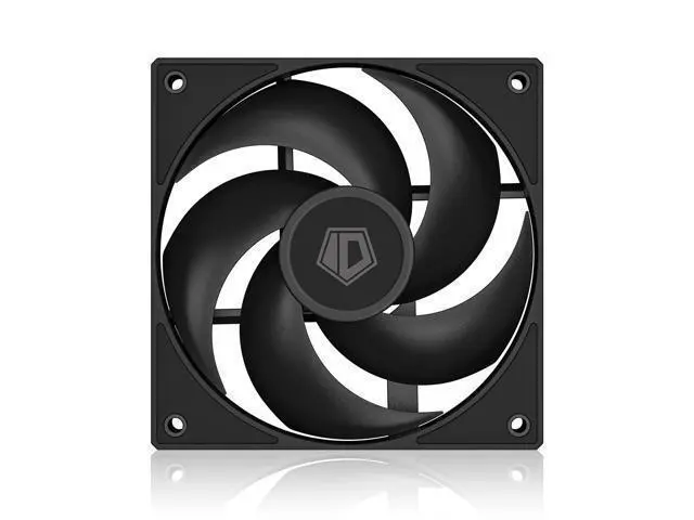 Alt view image 2 of 7 - ID-COOLING AS-120-K Trio 120mm Black Computer Case Fans 3 Pack High Performance Cooling Fans Low Noise 27.2 dB(A), Fan Speeds from 300 RPM - 2,000 RPM, 58 CFM, Hydraulic Bearing Quiet Long lifespan