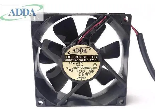 Main image of WRIARICH FOR ADDA AD0824LB-A70GL DC 24V 0.09A server axial cooling fans 8cm 8025 80x80x25mm cooler