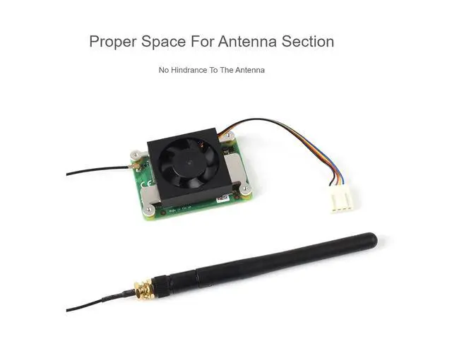 Alt view image 4 of 7 - WRIARICH Dedicated All-in-One 3007 Cooling Fan for Raspberry Pi Compute Module 4 CM4, PWM Speed Adjustment,Low Noise, More Practical,with Thermal Tapes