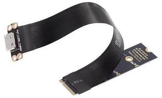 Main image of WRIARICH 2280 NGFF PCI-E4.0 M.2 M-Key to Oculink SFF-8612 SFF-8611 Host Cable 15cm for NVME U.2 SSD Egpu