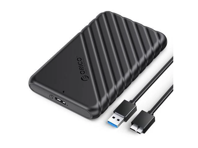 Alt view image 2 of 7 - WRIARICH 2.5 inch External Hard Drive Enclosure + 2.5 SSD SATA to 3.5 Hard Drive Adapter Internal Drive Bay Converter Mounting Bracket