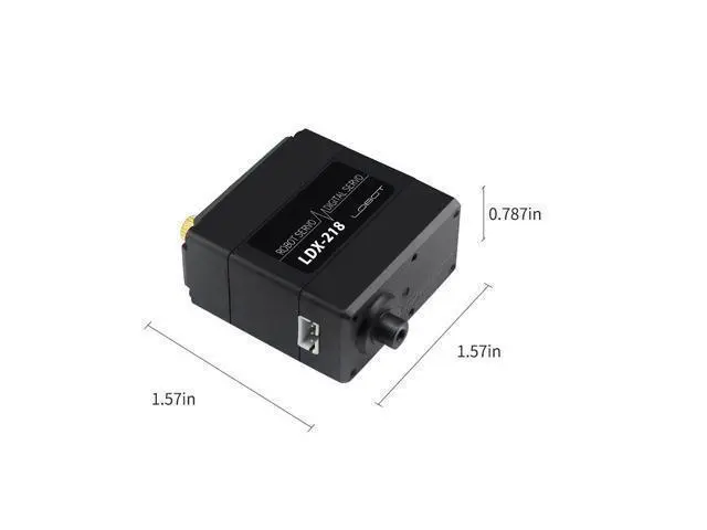 Alt view image 4 of 7 - WRIARICH LDX-218 Full Metal Gear Standard Digital Servo with 17kg High Torque Dual Ball Bearing for Robot(Control Angle 180)