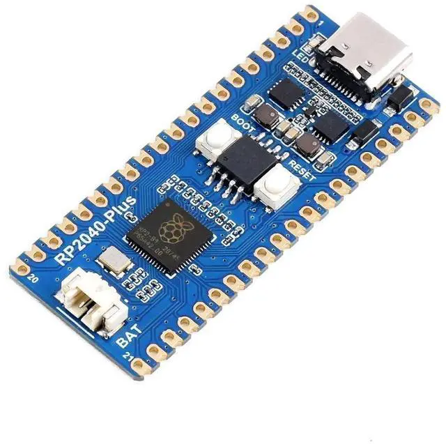 Main image of WRIARICH RP2040-Plus Mini Board High-Performance Pico-Like MCU Board Based on Raspberry Pi RP2040 Chip,Dual-core Arm Cortex M0+ Processor,USB-C Connector,Onboard 4MB Flash,Higher Current DC-DC Chip