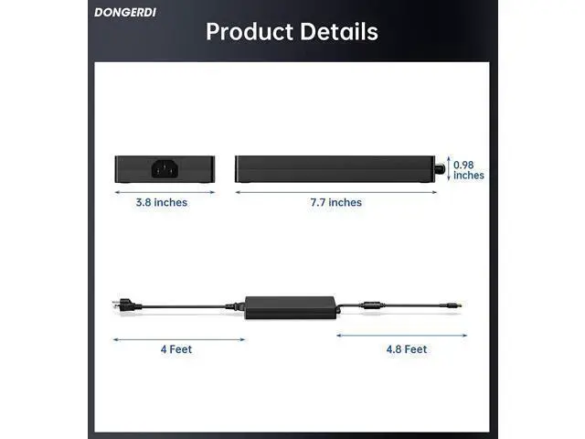 Alt view image 4 of 7 - WRIARICH 230W Power Supply Fit for Lenovo Legion 5 Charger ADL230SCC3A ADL230SDC3A P73 P71 P15 T15g P17 Thinkpad Mobile Workstation Slim 230W AC Adapter Slim-Tip