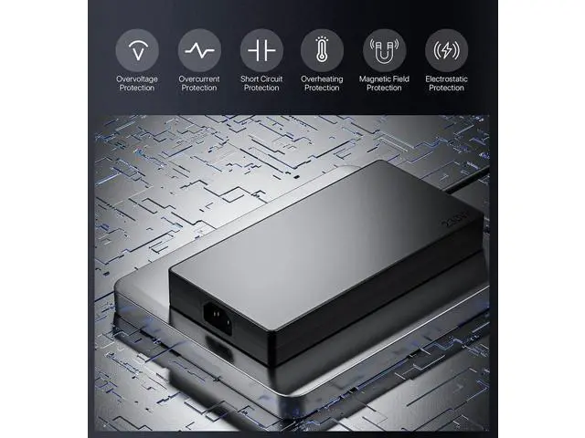 Alt view image 6 of 7 - WRIARICH 230W Power Supply Fit for Lenovo Legion 5 Charger ADL230SCC3A ADL230SDC3A P73 P71 P15 T15g P17 Thinkpad Mobile Workstation Slim 230W AC Adapter Slim-Tip