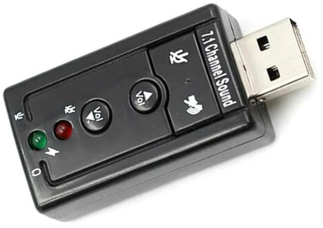 Alt view image 4 of 7 - WRIARICH USB External 7.1 Channel Audio Device Sound Card Adapter For Laptop PC Computer, Sound-Cards Headphone Audio-Adapter External Virtual Portable Stereo USB Usb-2.0