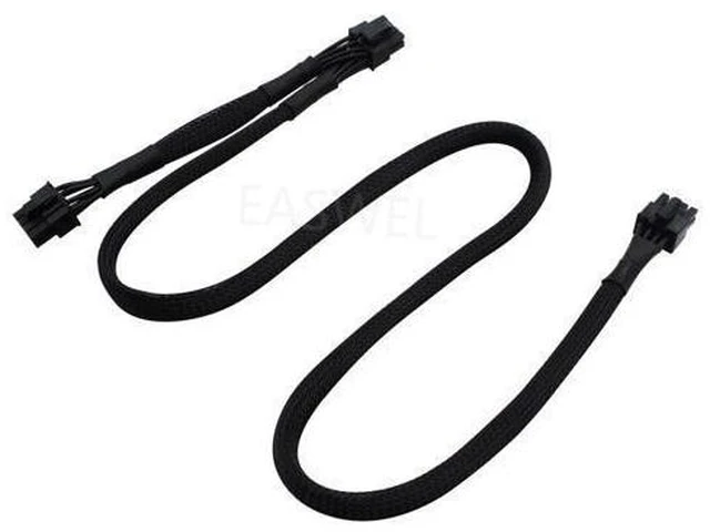 Main image of WRIARICH Cable de alimentación PCIe de 8 pines a 2 puertos, 6 + 2 pines, GPU, 8 pines a 6 pines para CORSAIR AX760 AX860