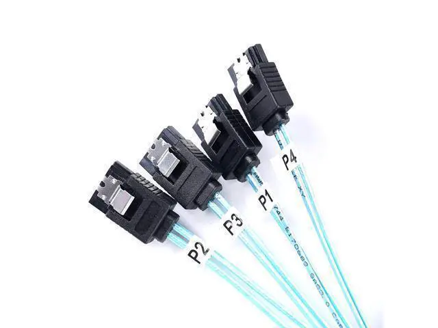 Alt view image 5 of 7 - WRIARICH Vszerda 2Pack Mini SAS to SATA Cable: 1M SFF-8087 to SATA Forward Breakout Cable SFF-8087 Mini-SAS Controller to Hard Drive (3.3FT)