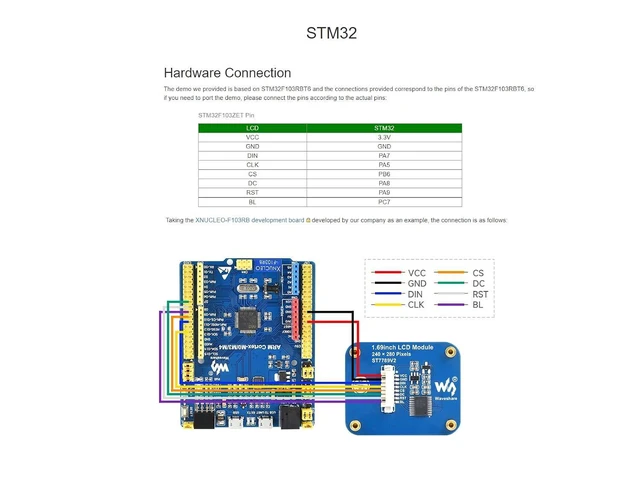 Alt view image 5 of 7 - WRIARICH 1.69inch LCD Display Module 240×280 Resolution 262K Display Colors IPS Screen for Raspberry Pi, Arduino, STM32,Embedded ST7789V2 Driver Chip,SPI Interface