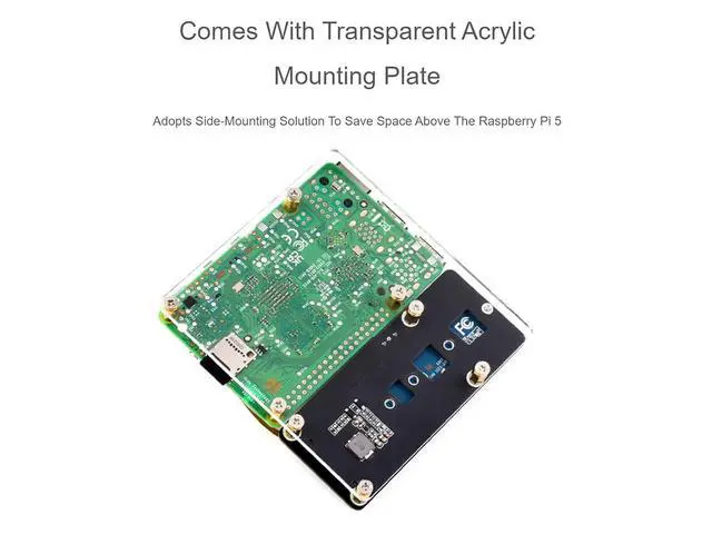 Alt view image 6 of 7 - WRIARICH PCIe to M.2 Adapter Board (C) for Raspberry Pi 5,Support M.2 NVMe SSD 2230 2242 2260 2280,Supports Gen2 and Gen3 Modes