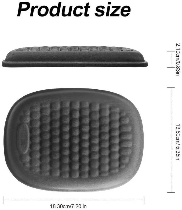 Alt view image 6 of 7 - Cloud Elbow Pad, Desk Arm Rest Support, Soft Memory Foam Wrist Rest, Ergonomic Cushion Padding, Carpal Tunnel Pain Relief Gel Mouse Pillow for Computer Laptop Office Gaming Car Chair Accessory