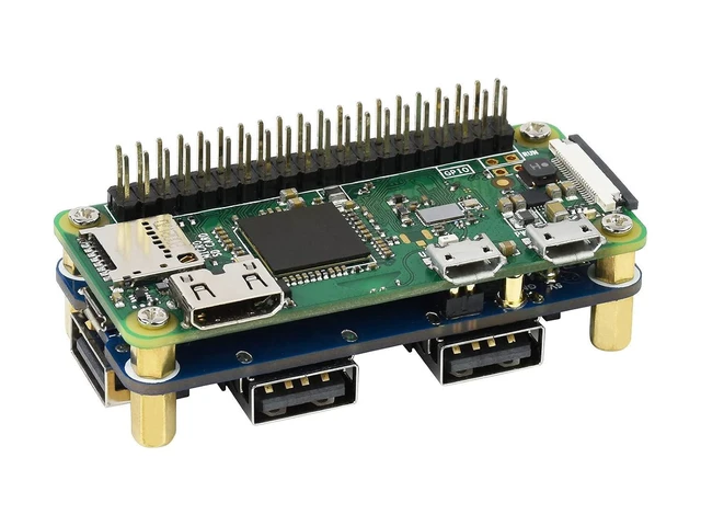 Alt view image 7 of 7 - WRIARICH USB HUB HAT B Expansion Board for Raspberry Pi 4 B/3 B+/3 A+/2 B/Zero/Zero 2 W/W/WH,PC,4 USB Ports Compatible with USB2.0/1.1
