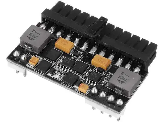 Alt view image 3 of 7 - WRIARICH Misaso 150W 24Pin 12V DC Input 150P Output Realan Mini ITX Pico PSU DC ATX PC Switch DC-DC ATX Power Supply for Computer