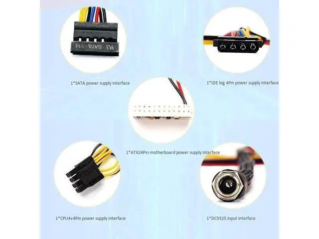 Alt view image 5 of 7 - WRIARICH Misaso 150W 24Pin 12V DC Input 150P Output Realan Mini ITX Pico PSU DC ATX PC Switch DC-DC ATX Power Supply for Computer