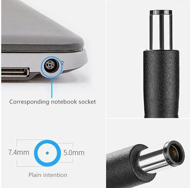 Alt view image 3 of 3 - WRIARICH Precision 240W 180W Laptop Charger for Dell Precision 7740 Mobile Workstations Laptop 19.5V 12.3A/9.23A Power Supply Adapter Cord