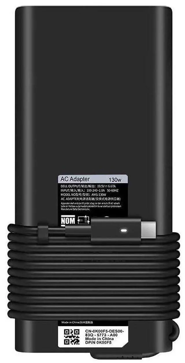 Main image of WRIARICH 130W 90W USB C Charger Replacement for Dell Precision 5550 Mobile Workstations with AC Power Supply Adapter Cord