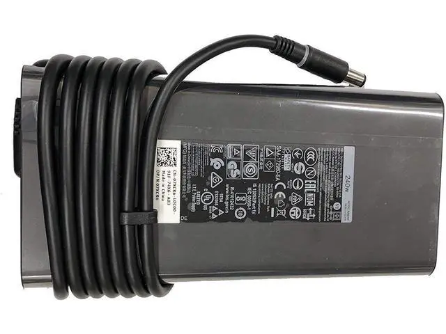 Alt view image 6 of 6 - WRIARICH Precision New 240-Watt 7.4mm Charger Adapter Replacement for Dell Precision 7720 Mobile Workstations Laptop with AC Power Supply Cord