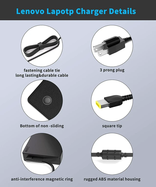 Alt view image 4 of 7 - WRIARICH 230W 170W Charger for Lenovo IdeaPad Y900 Y900-17ISK Laptop ADL230NLC3A ADL230NDC3A 4X20E75111 GX20L29347 Power Supply Adapter Cord