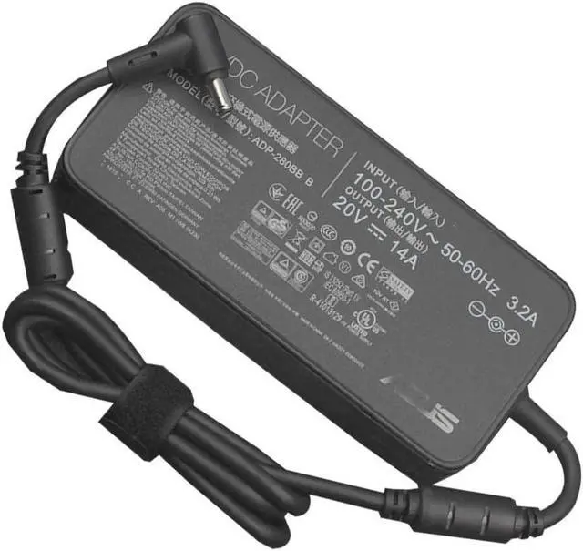 Alt view image 2 of 5 - WRIARICH 280W Charger Replacement for Asus ROG Strix G15 Advantage Edition G513QY-212.SG15 Gaming Laptop ADP-280BB B 20V 14A 15A Power Supply Adapter Cord
