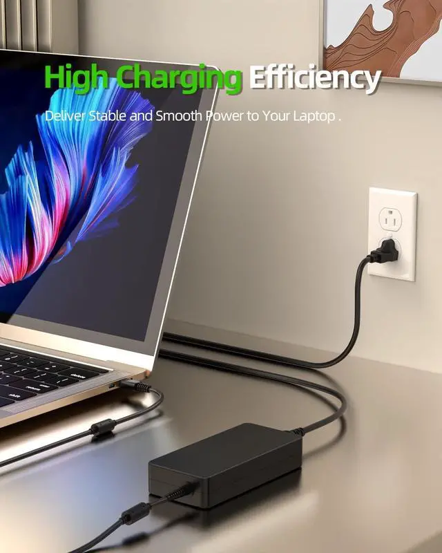 Alt view image 3 of 5 - WRIARICH 330W 280W Charger for MSI Titan GT77 12UGS 12UHS, Titan GT77HX 13VH 13VI 13VH-046US 13VI-028US 13VI-042US 17.3" Gaming Laptop 19.5V 16.92A A20-330P1A AC Power Supply Adapter Cord