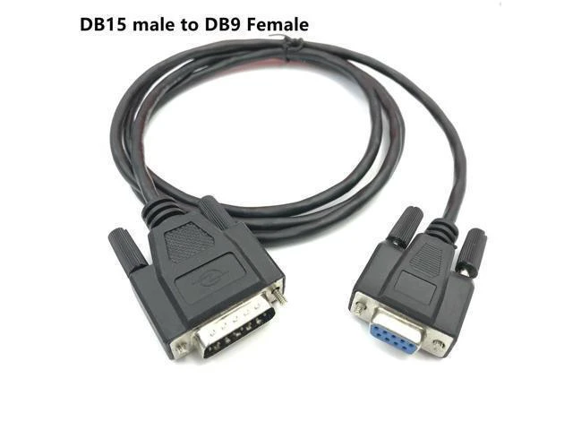 Alt view image 2 of 2 - WRIARICH FOR DB9 9PIN TO DB15 15PIN db9 Female to db15 male cable Professional custom-made DB9 electronic weighing line serial port cable