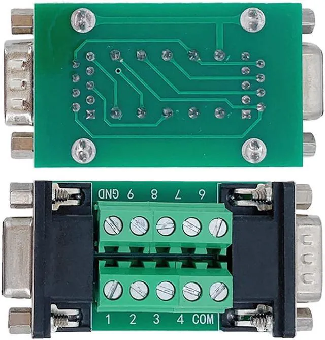 Alt view image 3 of 7 - WRIARICH 10pcs DB9 Male to Female Terminal Breakout Board, RS232 D-SUB Serial to 9pin Port Terminal Block Gender Changer Connector