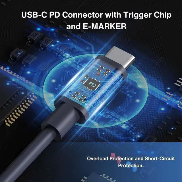 Alt view image 4 of 7 - WRIARICH DC to USB-C Power Cable for Starlink Mini 15M/50FT, Support PD 100W 20V/5A Input, 19AWG Cord & Waterproof Barrel Jack, Compatible with USB-C PD Power Bank Charger Power Supply