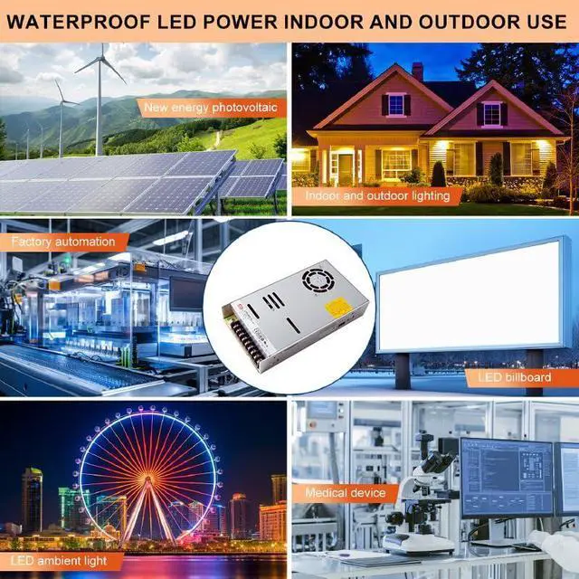 Alt view image 7 of 7 - WRIARICH LRS-600-12 600W 12V 50A AC-DC Switching Power Supply - Designed for Industrial Automation and Mechanical Equipment