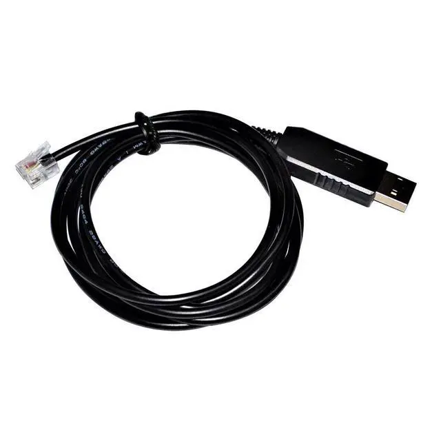 Alt view image 3 of 6 - WRIARICH FTDI FT232RL CHIP USB TO RJ11 RJ12 RS485 CONVERTER SERIAL COMMUNICATION CABLE FOR GUANG HE GUI NENG SOLAR MPPT CONTROLLER TO PC
5M Length