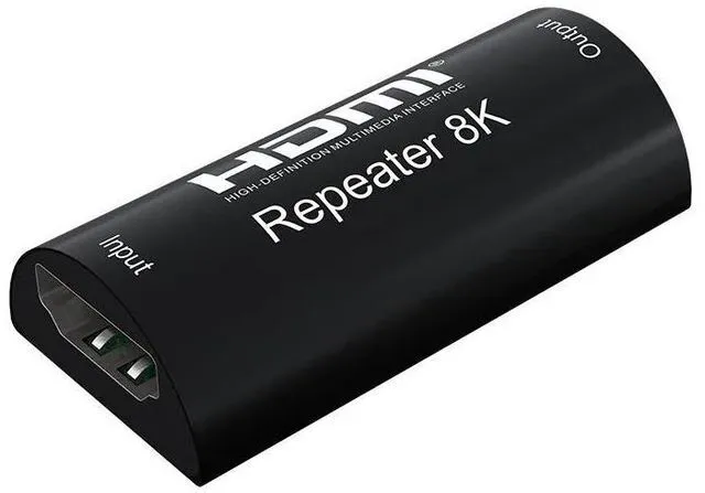 Main image of WRIARICH 8K HDMI Repeater 30M 8K 60Hz 4K 120hz HDMI Cable Extender Signal Repeater Amplifier Booster Adapter HDMI2.1 HDR Video Converter Black