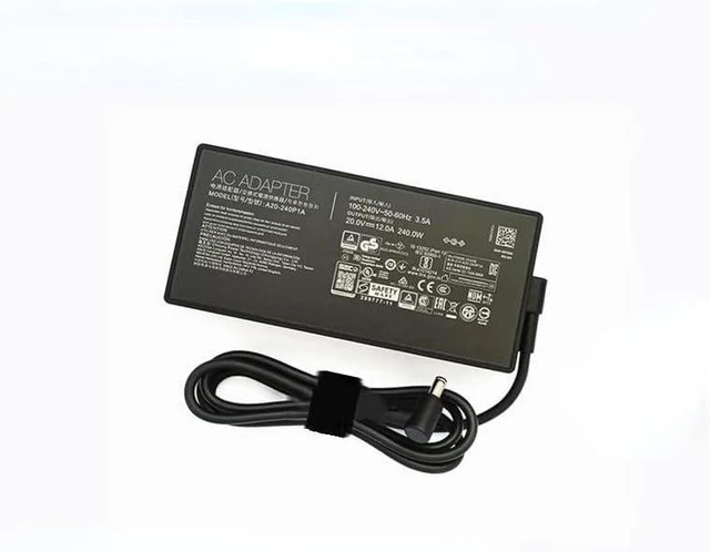 Main image of WRIARICH Genuine A20-240P1A 20V 12A 240W 6.0x3.7mm ADP-240EB B AC Adapter Compatible with ASUS ROG Laptop Power Supply Charger, AD065G2Uz