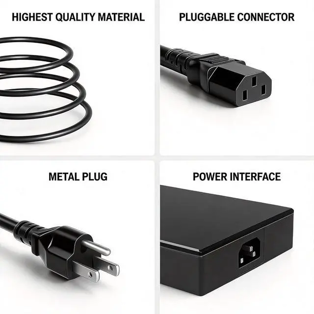 Alt view image 6 of 7 - WRIARICH 280W AC Laptop Charger, Fit for Asus ROG Strix G15 G16 G17 G18 Scar 15 17, TUF Gaming A16, Zephyrus M16, Zenbook ProArt, Replacement Power Adapter for Asus Gaming Laptops