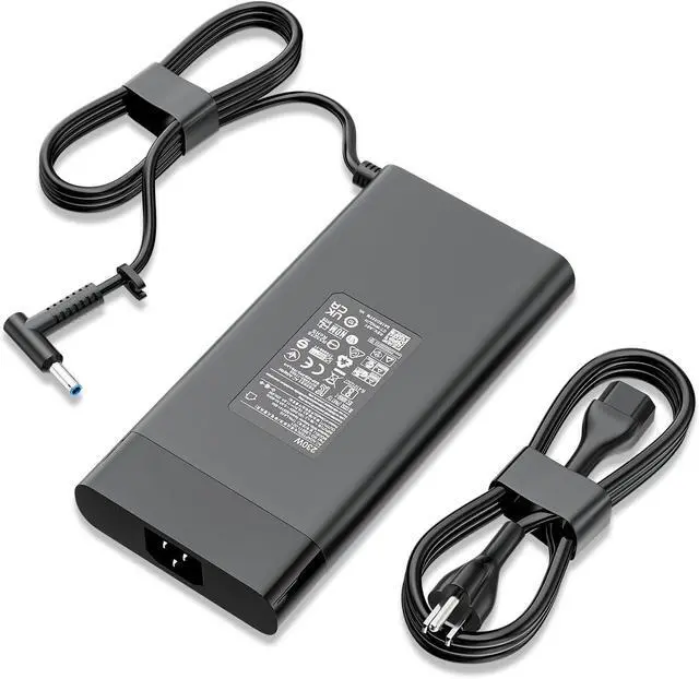 Main image of 230W 19.5V 11.8A Gaming Charger Fit for HP Omen 15 16 17 Laptop; AC Adapter Victus 16 ZBook Fury 16 G8 G9 G10 Envy M41303-001 M85389-003 M35733-001 M85389-001 TPN-LA10 TPN-DA12 200W Power Supply Cord