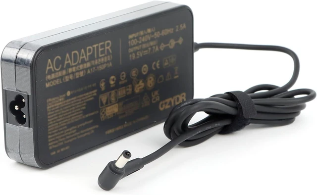 Alt view image 3 of 7 - WRIARICH 150W Laptop Adapter 19.5V 7.7A A17-150P1A AC Adapter for Asus Laptop Charger 5.5x2.5mm(not 4.5x3.0mm)