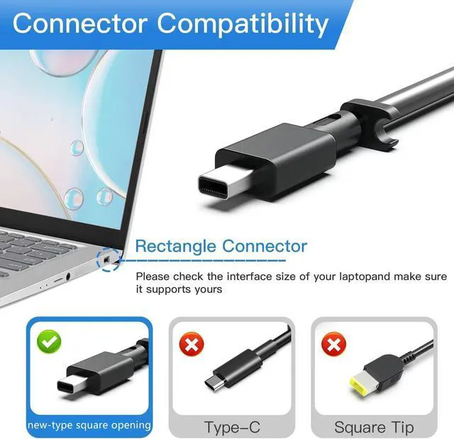 Alt view image 2 of 7 - WRIARICH 280W 20V 14A Rectangle Conn Charger Compatible with Asus Strix G18 G16 G815 G615 (2025) G815LP G815JPR G615LP G615JPR G615LR G815LR G615LW G815LM G615LM G615JMR G815JMR Gaming Laptop Adapter