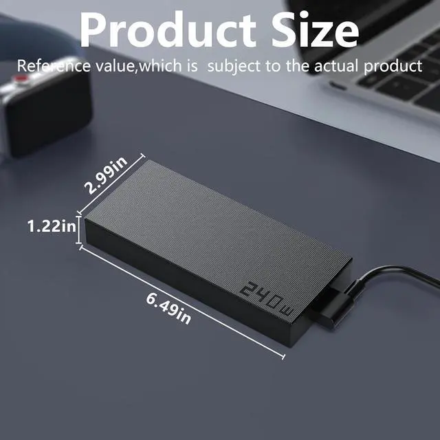 Alt view image 3 of 6 - WRIARICH 240W Laptop Charger Compatible with Asus ProArt Studiobook 16 OLED H7604 H7600 H7600ZW Pro 16 W7604 UX582ZW UX582ZM ADP-240EB B Power Adapter
