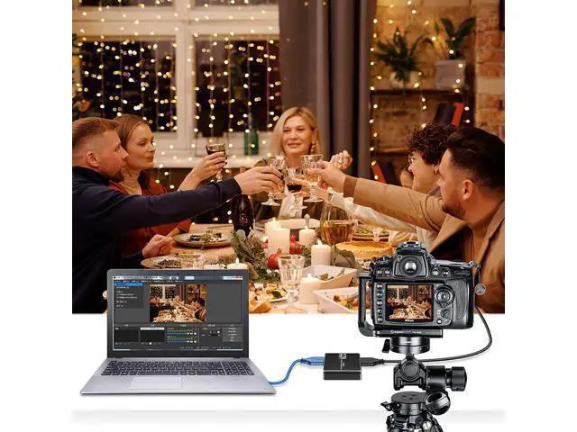 Alt view image 5 of 6 - WRIARICH Capture Card, HDMI Audio Video Capture Card, 1080P 60FPS Video Recorder Capture Device Converter with Mic Input & Audio Output and 4K HD Loop-Out Work with Nintendo Switch/PS4/DSLR/OBS