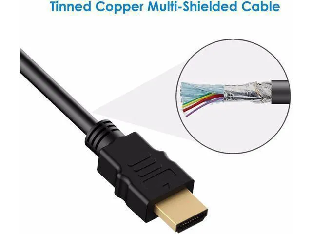 Alt view image 2 of 7 - WRIARICH HDMI to DVI Adapter, DVI to HDMI High Speed Bi Directional Cable, HDMI Male to DVI-D 24+1 Male, 1080P HD for Raspberry Pi, Roku, Xbox One, PS5, Graphics Card, Blue-ray, Nintendo Switch, 6 ft.
