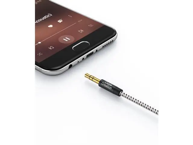Alt view image 2 of 7 - WRIARICH Aux Cable (10FT/3M) 3.5 mm Audio Cable Male to Male, 1/8 Input Auxiliary Long Aux Cord for Car Extension Cable for Headphones, Car/Home Stereos, Speaker& More, Black