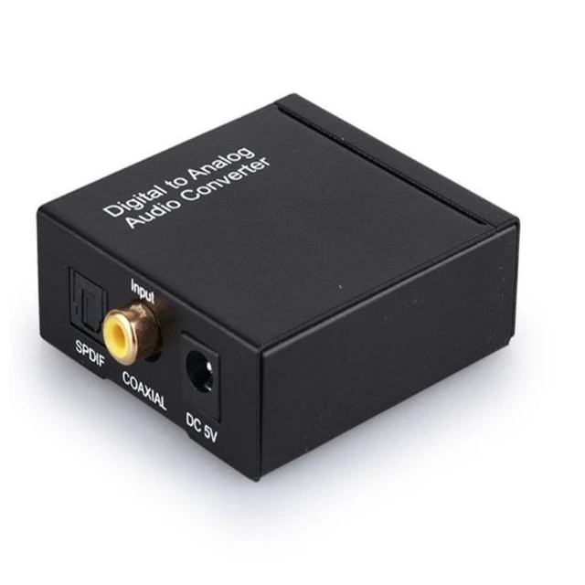 Alt view image 4 of 5 - WRIARICH Digital-to-analog audio converter, Coaxial digital optical fiber to analog audio left and right channel converter