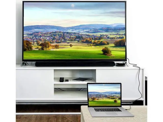 Alt view image 5 of 7 - WRIARICH Displayport to HDMI, 4K DP to HDMI Cable Gold-Plated High Speed (4K 30Hz, 1080P 120Hz) Uni-Directional Video Display Cord Compatible for HP Monitor Projector Computer,10 ft.