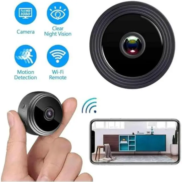 Alt view image 3 of 7 - WRIARICH Mini Guard Cam, Miniguad Camera 2025 Magnetic Mini Security Camera, 1080p HD Secret Scope Hidden Camera with Audio Indoor/Outdoor Wireless (2pcs)