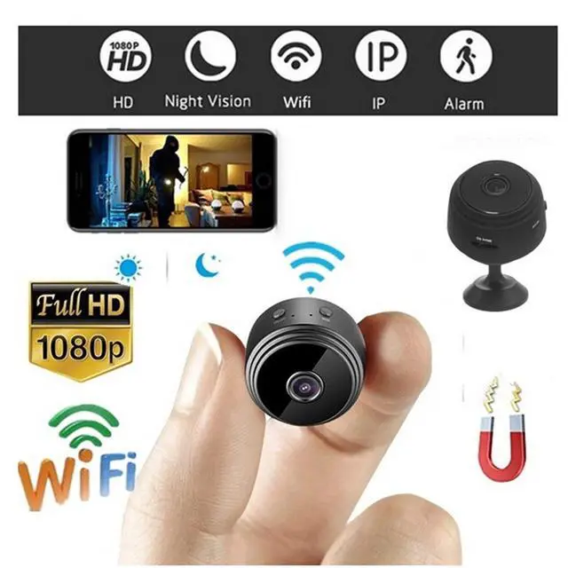 Alt view image 7 of 7 - WRIARICH Hidden Camera, Spy Camera, Nanny Cam, Best Mini Camera, WiFi Wireless Camera, HD 1080P Camera, Recorder with Night Vision, Camera Full HD