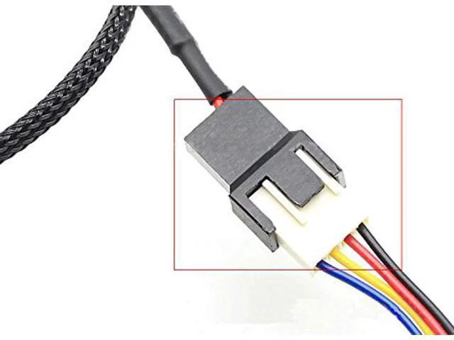 Alt view image 4 of 4 - WRIARICH 2 Pack USB to 3-Pin / 4-Pin PWM 5V USB Sleeved Fan Power Adapter Cable, USB to 3 Pin / 4 Pin Case Fan Adapter Connector Cable (USB-3Pin/4Pin Cable)