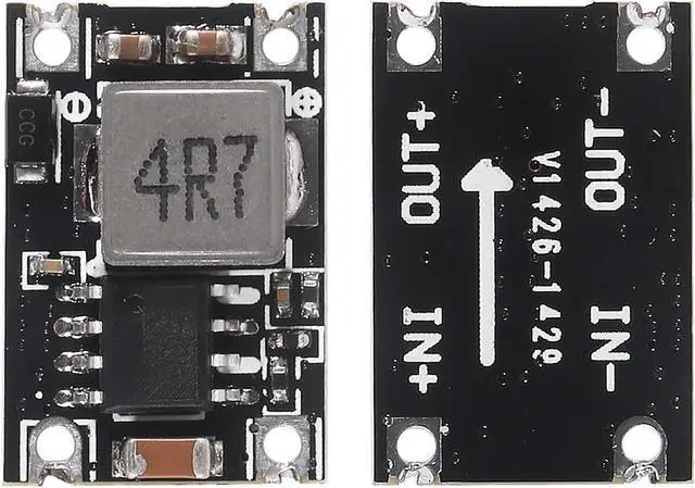 Alt view image 3 of 6 - WRIARICH 10PCS DC-DC Power Supply Module Adjustable Voltage Regulator Module 5V-30V to 3.3V 5V 9V 12V 3A for Car Motorcycle Battery Charging (12V)