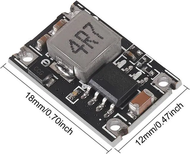 Alt view image 6 of 6 - WRIARICH 10PCS DC-DC Power Supply Module Adjustable Voltage Regulator Module 5V-30V to 3.3V 5V 9V 12V 3A for Car Motorcycle Battery Charging (12V)