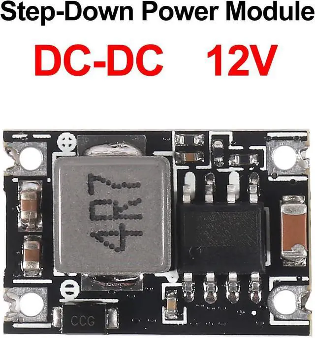Alt view image 2 of 6 - WRIARICH 10PCS DC-DC Power Supply Module Adjustable Voltage Regulator Module 5V-30V to 3.3V 5V 9V 12V 3A for Car Motorcycle Battery Charging (12V)