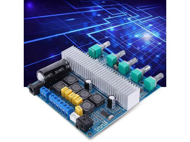 Alt view image 3 of 5 - WRIARICH TPA3116D2 Subwoofer Amplifier Board 100W Power Stereo Amp Board with Bass Volume Potentiometer Control