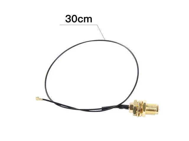 Alt view image 5 of 5 - WRIARICH 2x8Dbi Dual Band M.2 IPEX MHF4 U.fl 20cm 30cm Cable to RP-SMA Pigtail WiFi Antenna Set For I-ntel AX210 AX200 9260 9560 NGFF Card(30cm antenna set)
