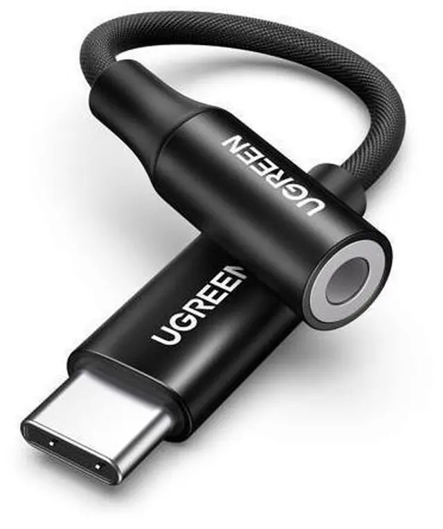 Main image of WRIARICH USB C to 3.5mm Audio Adapter Type C to Headphone Aux Jack Dongle 24bit/96kHz HiFi DAC Cable Cord Compatible with iPhone 17 16 Pro Max/16 Plus, iPad, Galaxy S25 S24 Ultra, Pixel 10, Black
